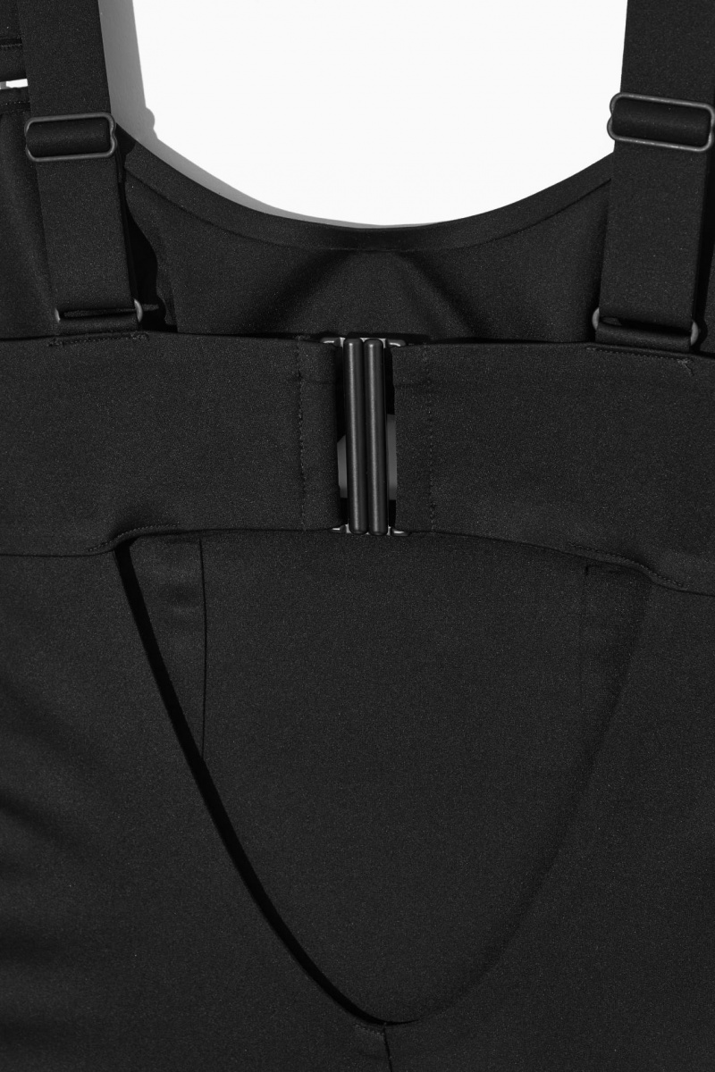 Bañadores COS Cut-Out Scoop-Neck Mujer Negras España Rebajas 624LXFMHE