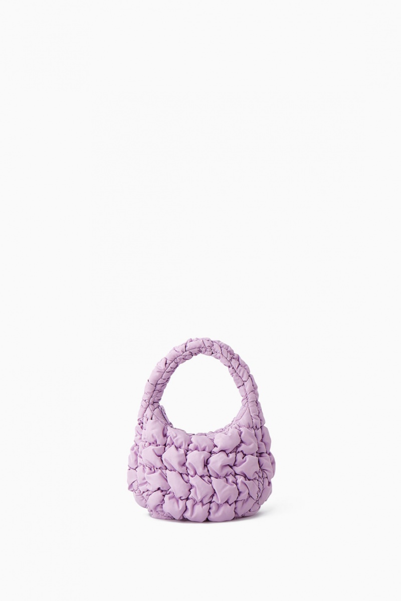 Bolsos Mini COS Acolchado Micro Mujer Moradas España Rebajas 640EILWVQ