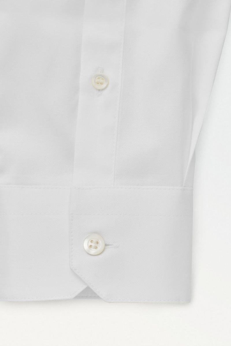 Camisas COS The Minimal Tailored Hombre Blancas España Rebajas 104SAHGIU