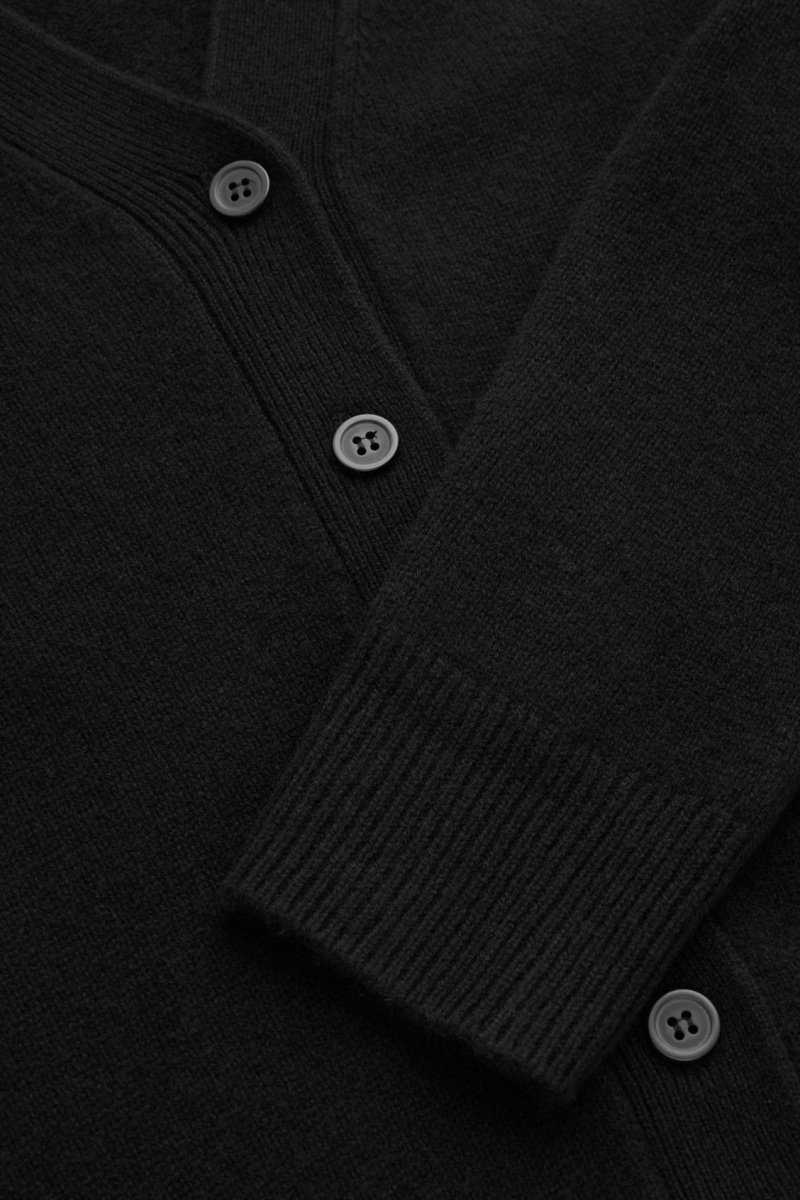 Cárdigan COS Pure Cashmere Mujer Negras España Rebajas 304GCXSPH