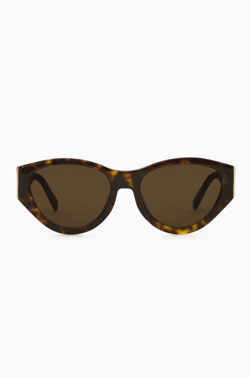 Gafas de Sol COS Tortoiseshell Cat-Eye Mujer Marrones España Rebajas 176MRNLCH