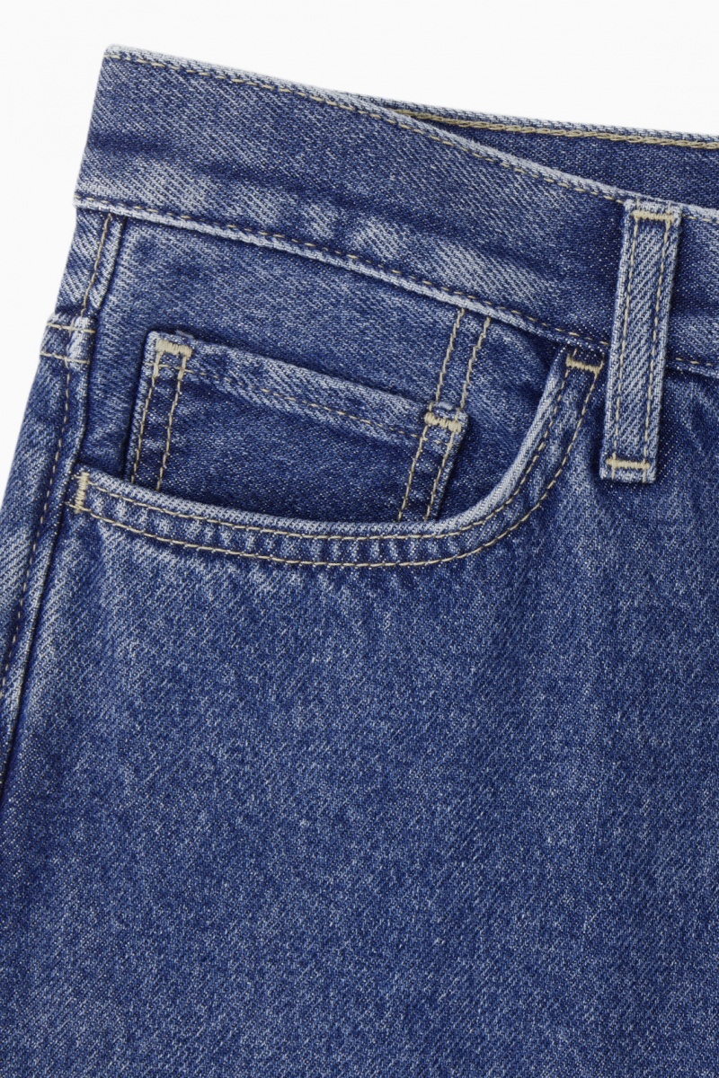 Jeans COS Arch Tapered Mujer Azules Oscuro España Rebajas 182HTBJZK