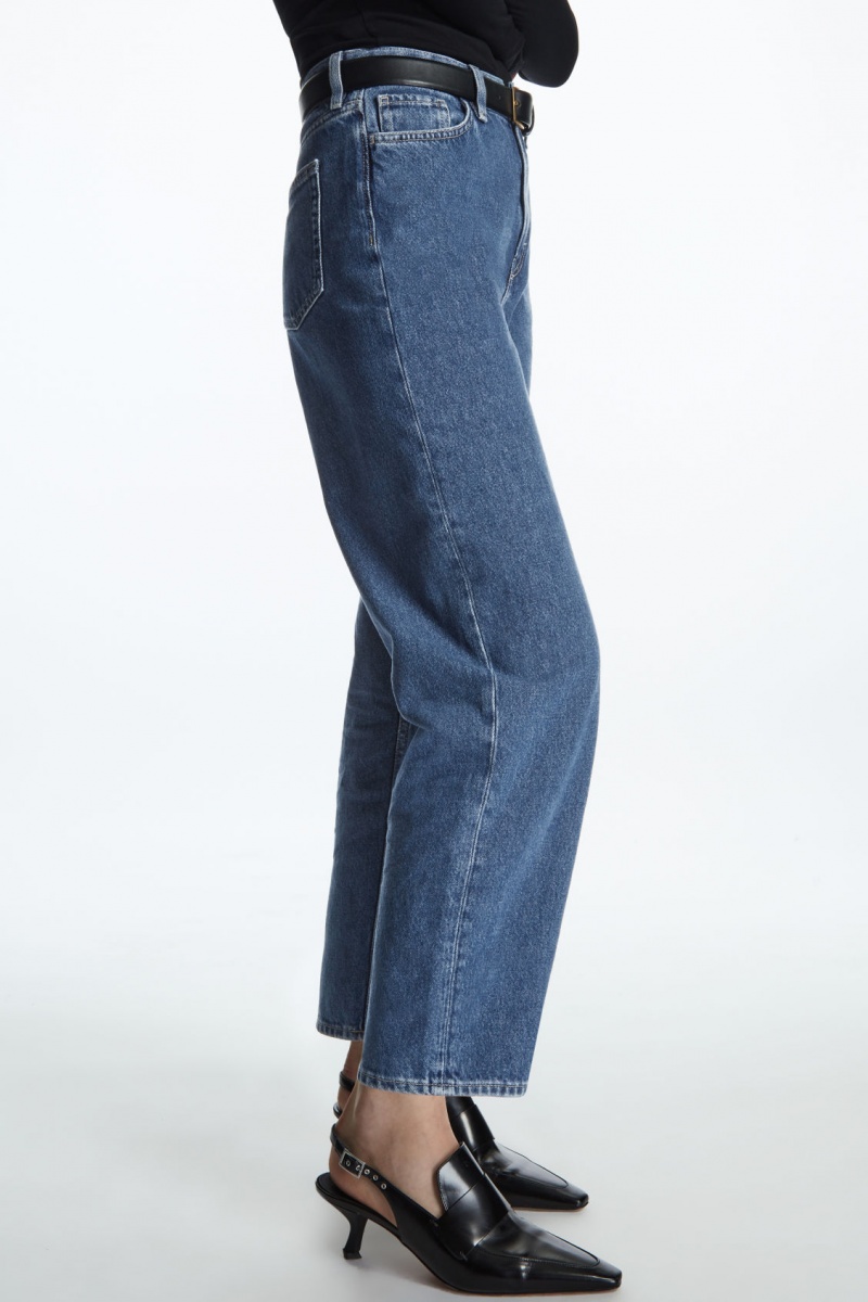 Jeans COS Arch Tapered Mujer Azules España Rebajas 654HDXAZN