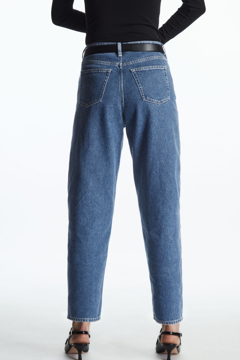 Jeans COS Arch Tapered Mujer Azules España Rebajas 654HDXAZN