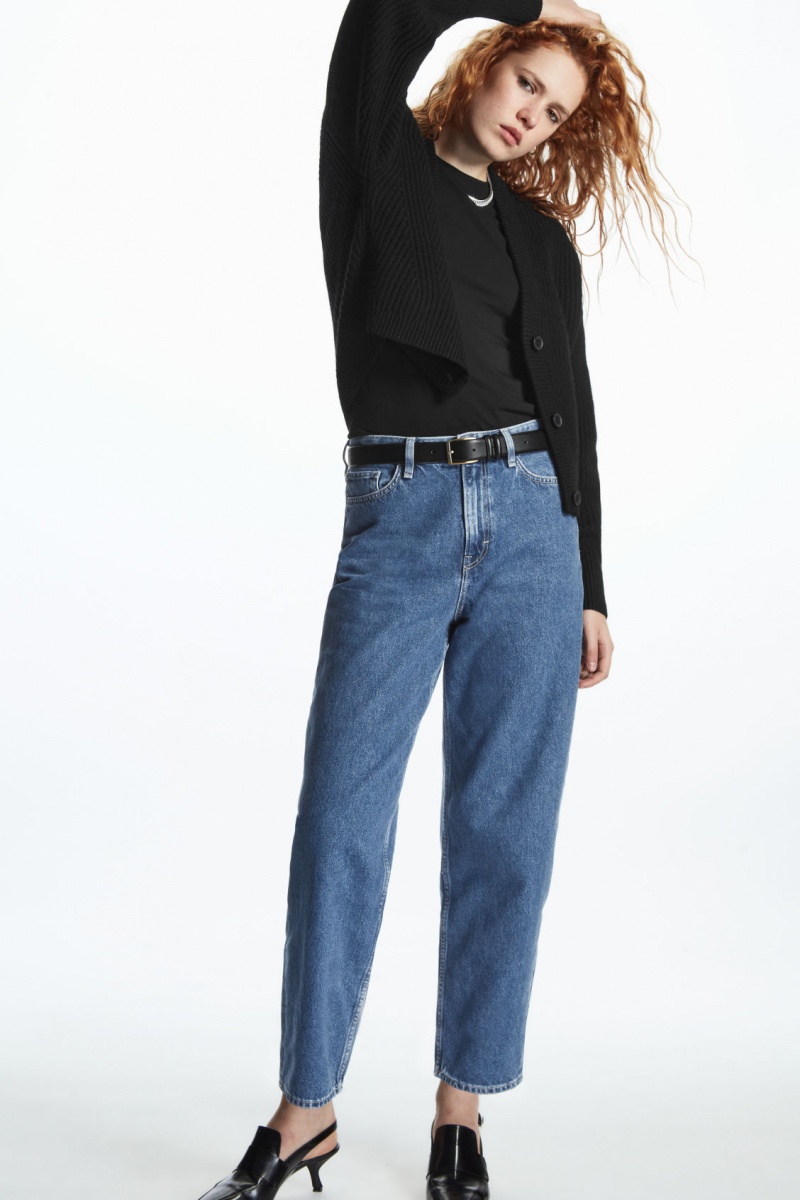 Jeans COS Arch Tapered Mujer Azules España Rebajas 654HDXAZN