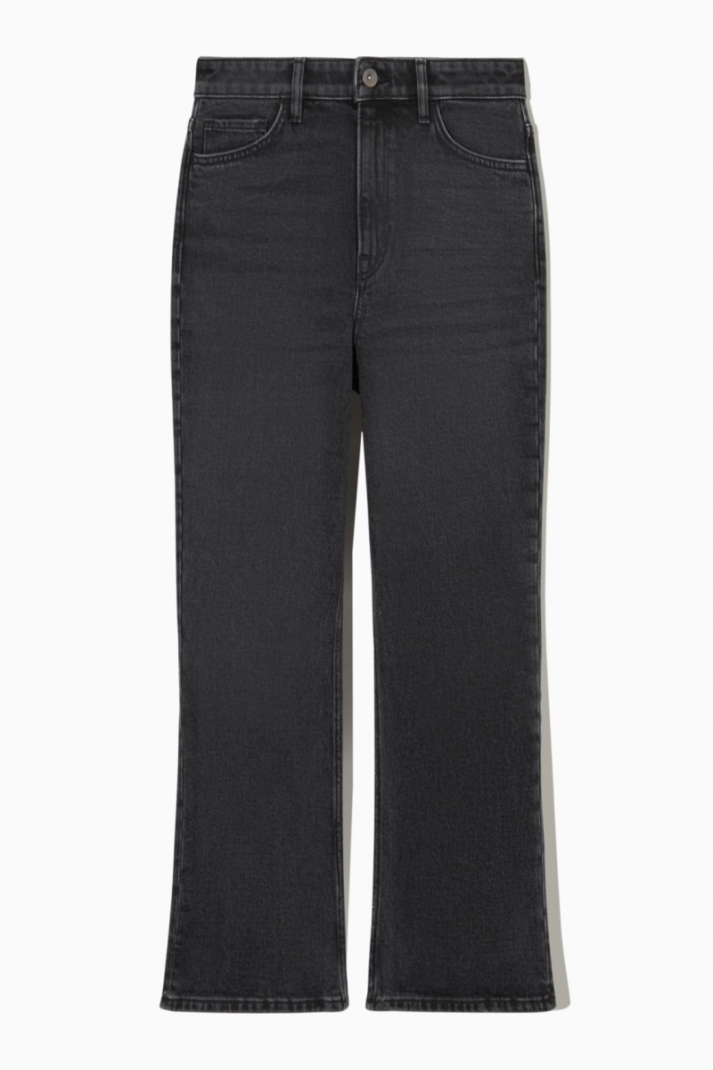 Jeans COS Kick-Flare Ankle-Length Mujer Negras España Rebajas 462PKDMGF