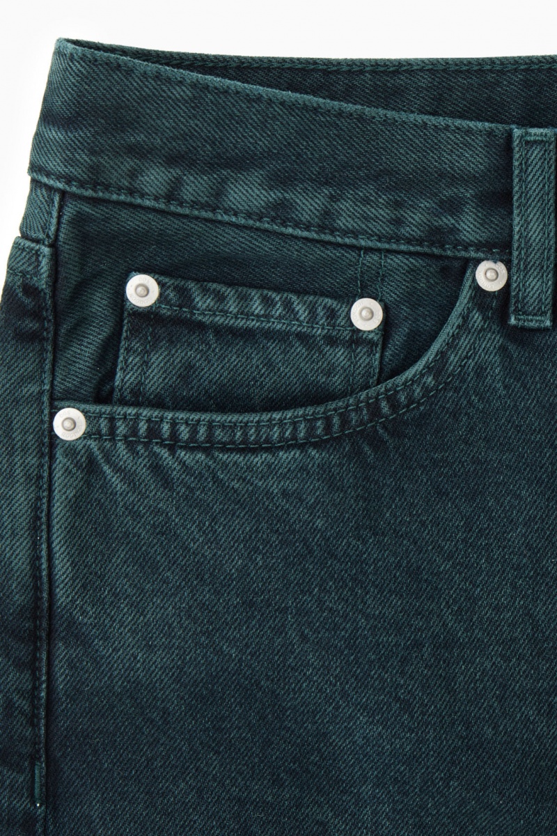 Jeans COS Signature Directo Hombre Verde España Rebajas 079PUKJOV