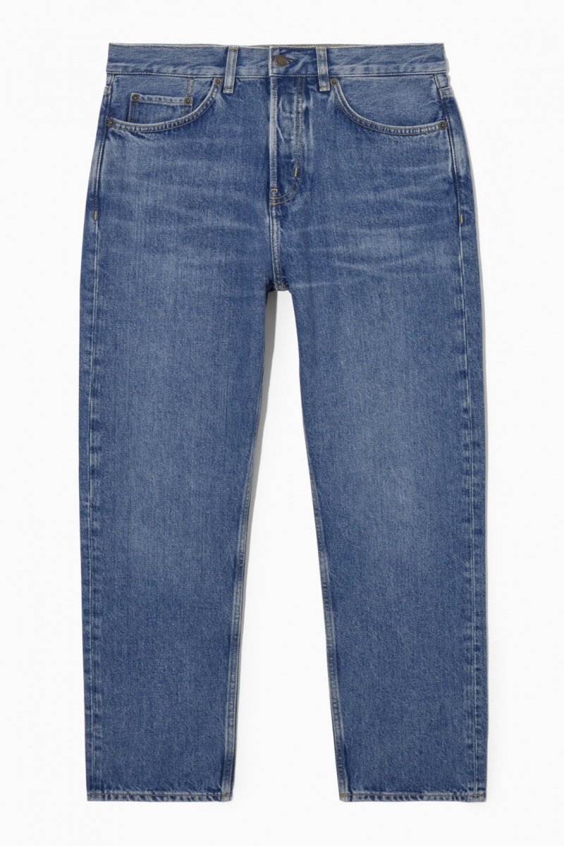 Jeans COS Skim Directo Hombre Azules España Rebajas 047XTJUWL