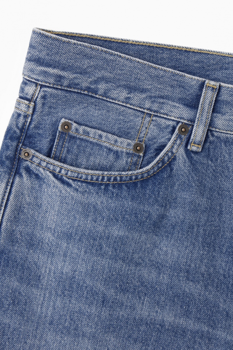 Jeans COS Skim Directo Hombre Azules España Rebajas 047XTJUWL