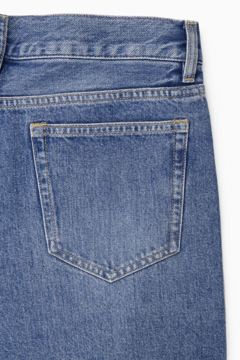 Jeans COS Skim Directo Hombre Azules España Rebajas 047XTJUWL