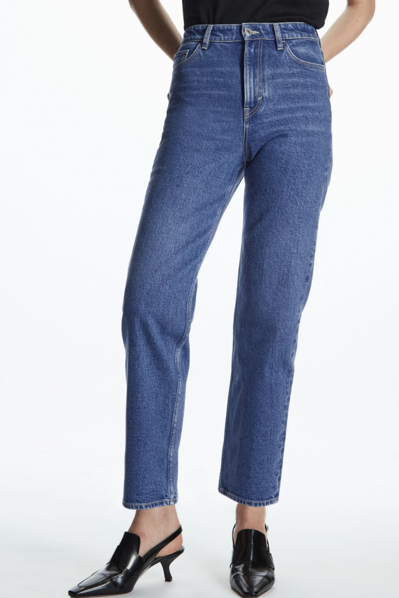 Jeans COS Symmetry Directo Mujer Azules España Rebajas 659DFQGWH