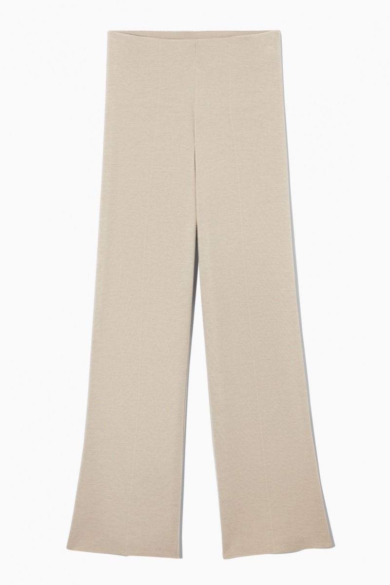 Pantalon COS Milano-Knit Mujer Beige España Rebajas 391QVCXDP