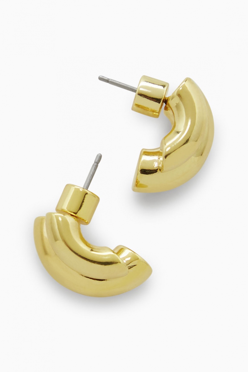 Pendientes COS Layered Stud Mujer Doradas España Rebajas 603NQTDSY