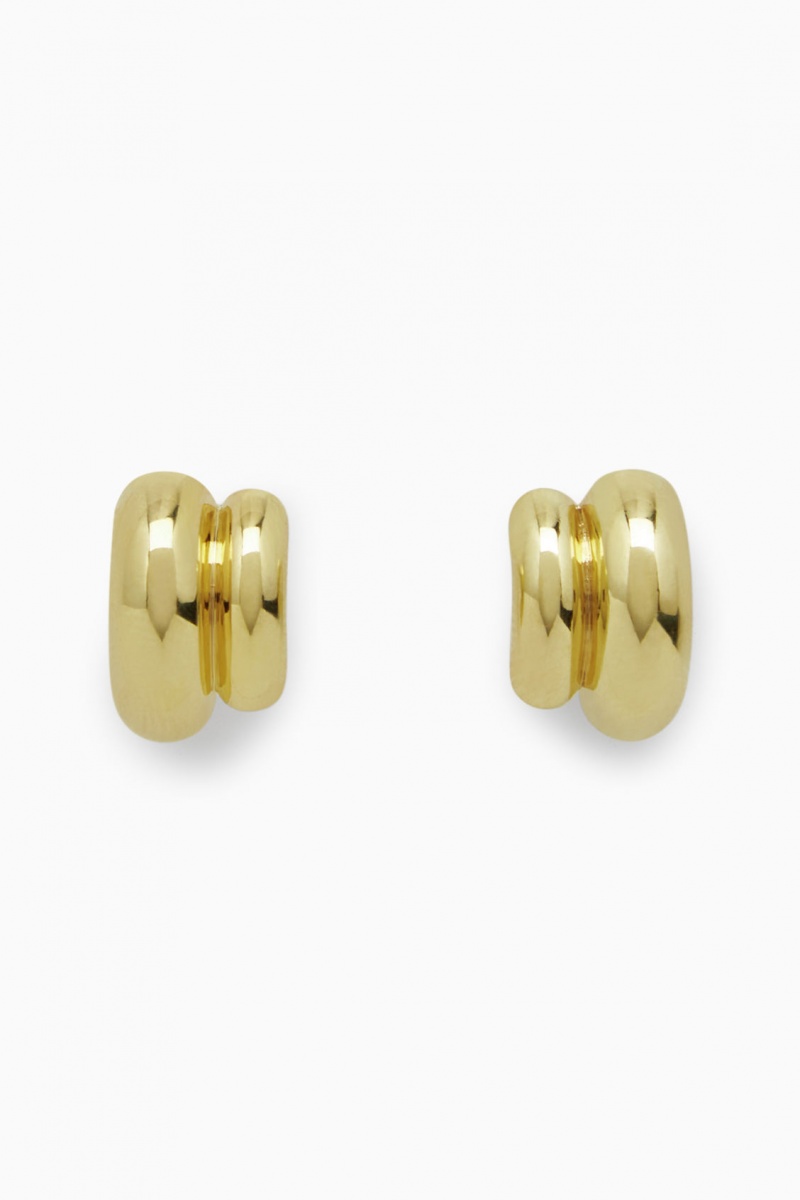 Pendientes COS Layered Stud Mujer Doradas España Rebajas 240SWXPQZ