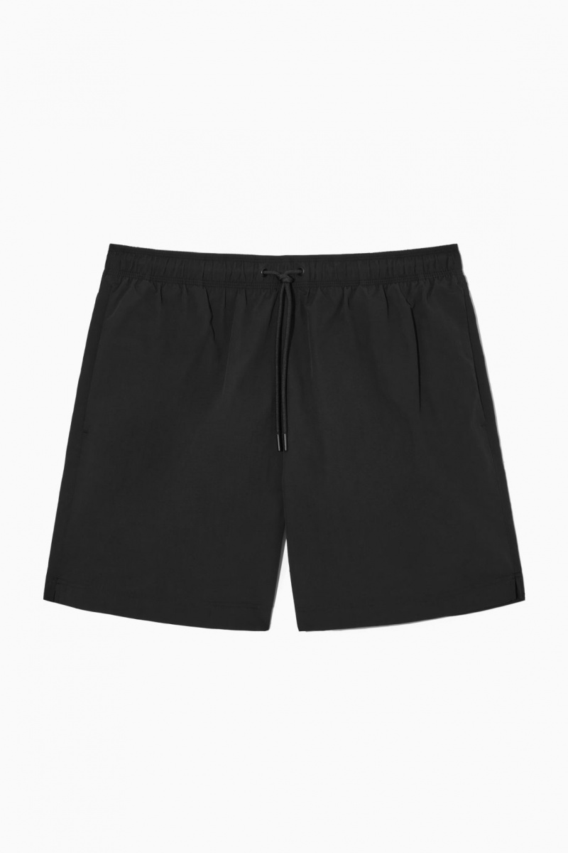 Short COS Nylon Drawstring Swim Hombre Negras España Rebajas 693VGDZFJ