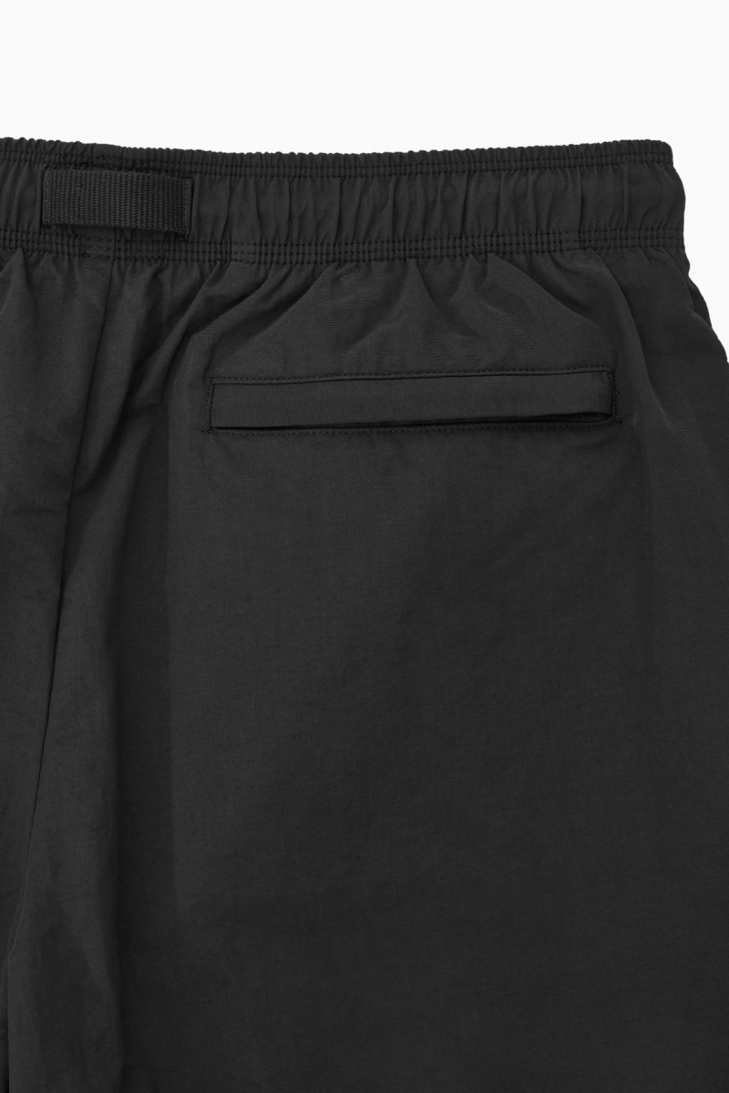 Short COS Nylon Drawstring Swim Hombre Negras España Rebajas 693VGDZFJ