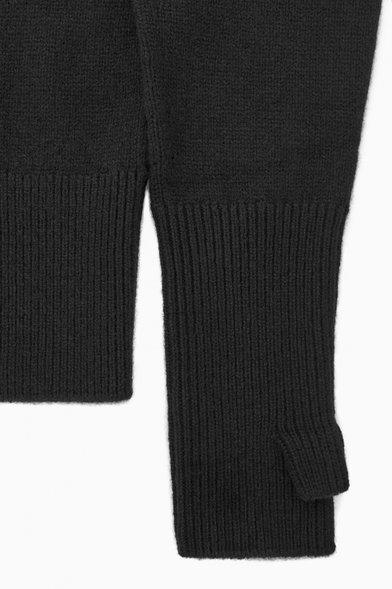 Suéteres COS Pure Cashmere Turtleneck Mujer Negras España Rebajas 143SHXVEQ