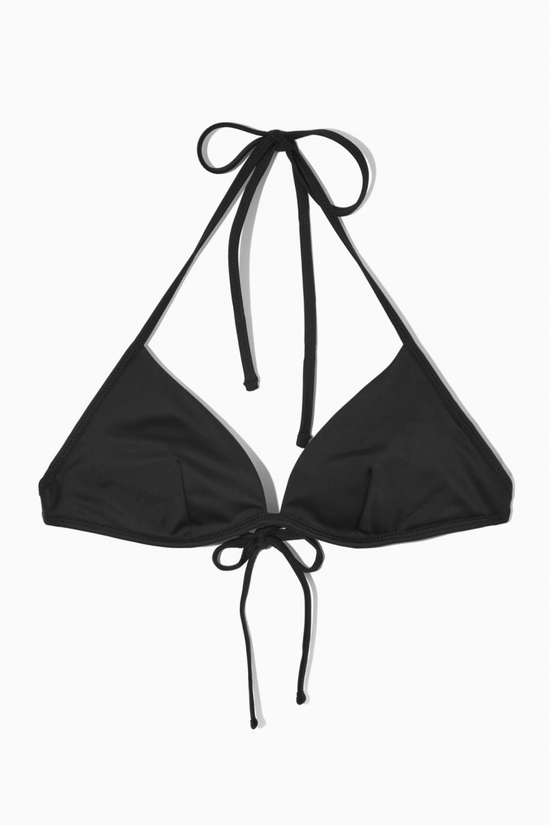 Trajes De Baño COS Underwired Triangle Bikini Mujer Negras España Rebajas 749OJMNFP